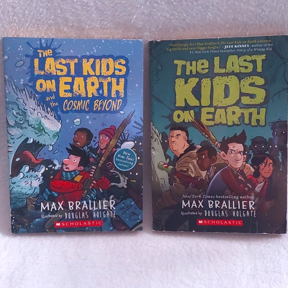 Book Bundle: The Last Kids on Earth by Max Brallier, Books 1 & 4 (Middle Grade)